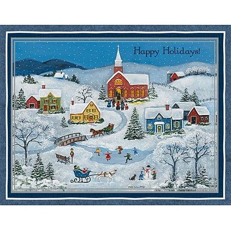 Snowy Evening Boxed Christmas Card