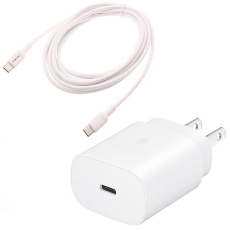 25W Fast Home Charger for Google Pixel 8/Pro Phones - PD Type-C 6ft USB-C Cable Quick Power Adapter Travel compatible with Google Pixel 8/Pro