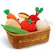 thumbnail image 1 of Juego de peluches Toy June Garden My First Vegetable Basket, 7 piezas, 1 of 6