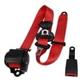 thumbnail image 3 of Cinturón De Seguridad De Coche De 3 Puntos, Cinturón De Seguridad Retráctil Automático Para Autobuses Go Kart, Rojo Sunnimix Cinturones de seguridad para automóviles, 3 of 8