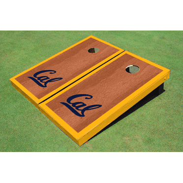 University of California Berkeley Yellow Rosewood Matching Border Cornhole Boards