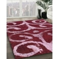 thumbnail image 2 of Ahgly Company Indoor Rectangle Abstract Pale Violet Red Pink Abstract Area Rugs, 6' x 9', 2 of 6