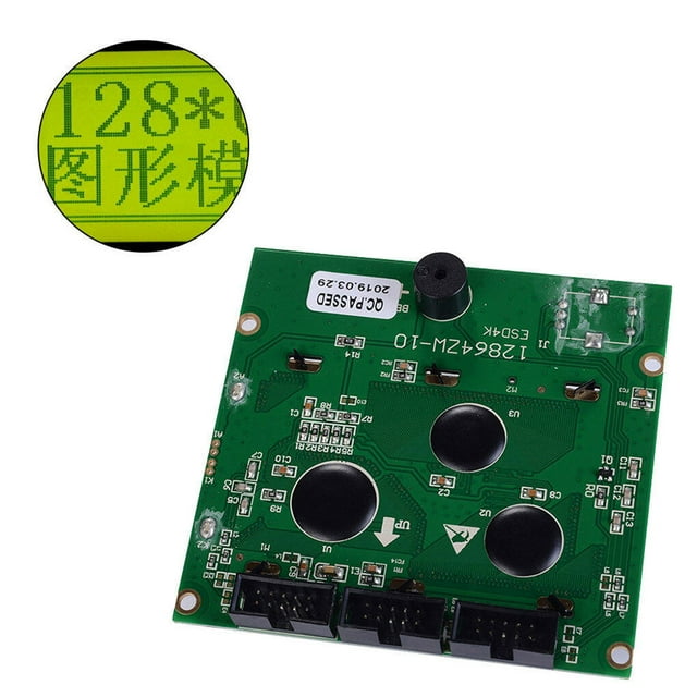 VONKY 3D Printer LCD Screen Module Integrated Display Unit with Wires Knob 3D Printer Accessory