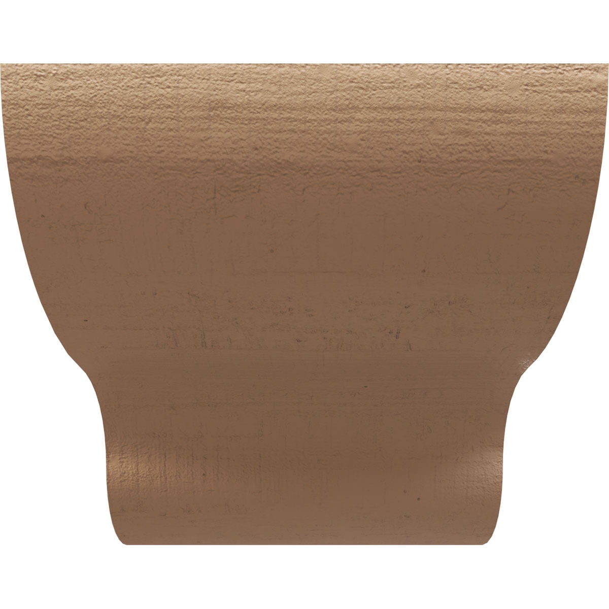 10"W x 20"D x 10"H Wide Greensboro Rough Cedar Woodgrain TimberThane Corbel, Primed Tan