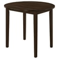 thumbnail image 4 of Bucknell 3-piece Round Drop Leaf Dining Table Set Cappuccino, 4 of 16