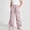 Pink, variant on Girls Cargo Pants, Multi-Pockets Straight Leg Drawstring Kids Fashion Hiking Outdoor Trousers Green Size 12