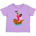 thumbnail image 3 of Inktastic Pirate Ship Girls Toddler T-Shirt, 3 of 5