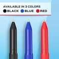 thumbnail image 5 of ( 3 Pack ) Paper Mate Ballpoint Pens, Write Bros. Black Ink Pens, Medium Point (1.0mm), 60 Count, 5 of 5