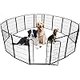 thumbnail image 1 of Historyli Valla para Perros de 16 Paneles Interior/Exterior, Corral de Ejercicio para Mascotas/Cachorros de Metal Extra Resistente, Puerta Ancha y Umbral Bajo, Corral Portátil para Mascotas, 1 of 6