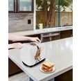thumbnail image 3 of Funny Foxes Small Toaster Cover 2 Slice, Kitchen Appliance Covers, Cute Art Fun Lovely Animals on Toilets Toaster Oven Cover with Loop, Bread Machine Cover Polyester Dust Cover Protection, 3 of 4