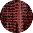 thumbnail image 1 of Ahgly Company Indoor Round Abstract Red Modern Area Rugs, 6' Round, 1 of 4
