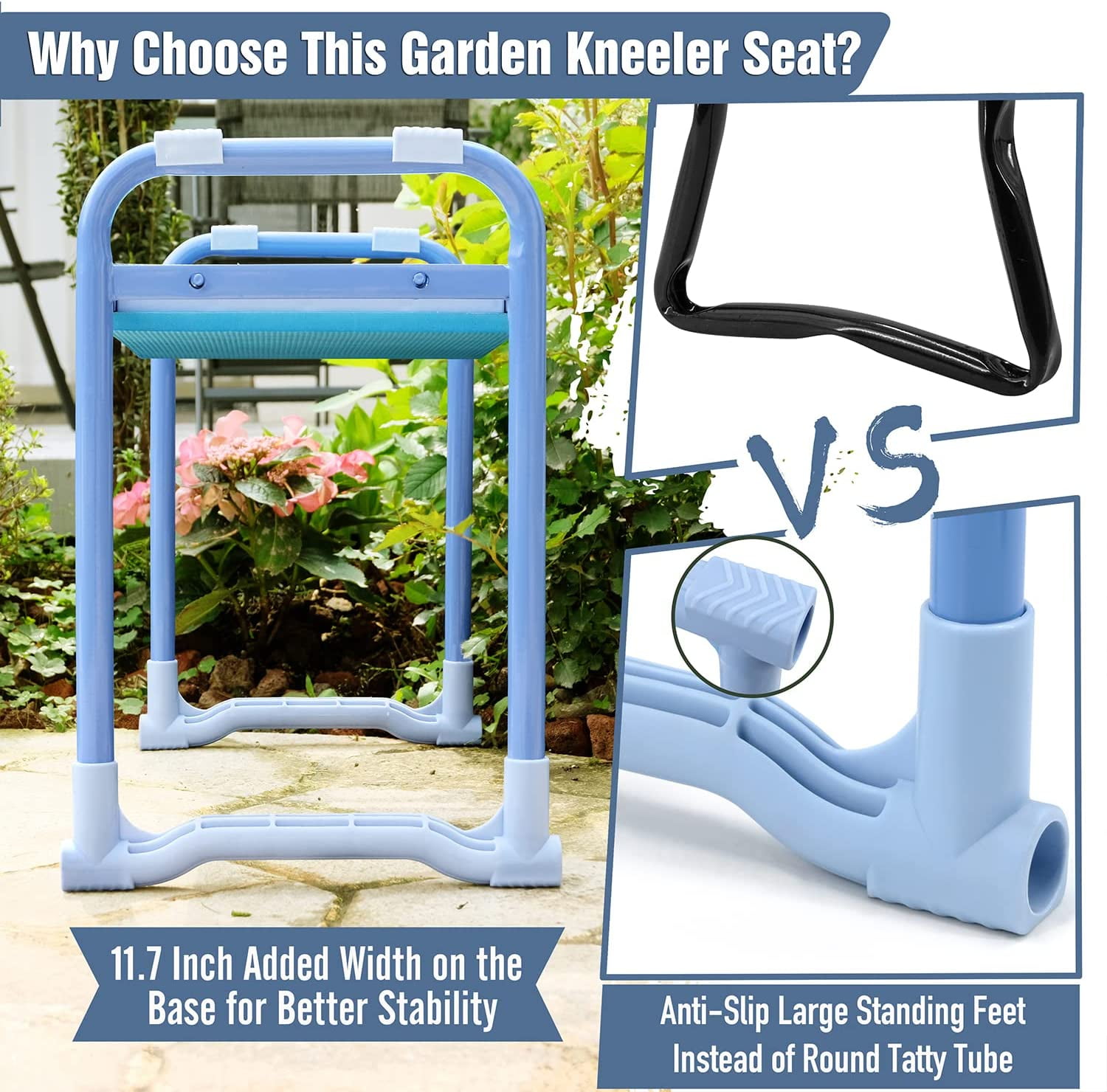 Garden Kneeler and Seat Heavy Duty