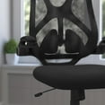 thumbnail image 4 of BizChair High Back Black Mesh Executive Swivel Ergonomic Office Chair with Adjustable Lumbar, 2-Paddle Control and Flip-Up Arms, 4 of 10