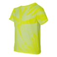 thumbnail image 2 of Gildan Tie Dye 68B Youth Neon One-Color Pinwheel Tee Shirt - Neon Yellow, Small, 2 of 3