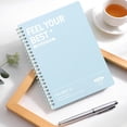 thumbnail image 6 of Ngheia Minimalist Light Blue Notebok, 120 Page Lined Diary for Worker & Colleague Appreciation Subject Noteboks Soft Spiral Lined Notebok, 6 of 6