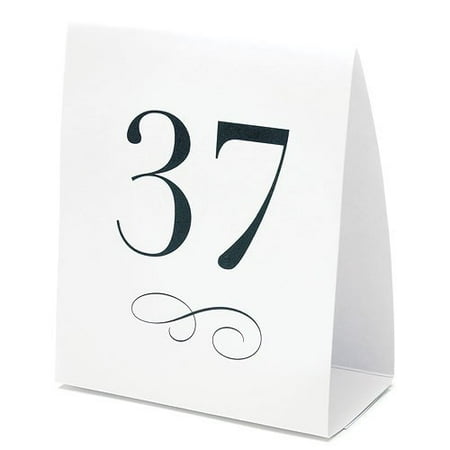 weddingstar 1870774 table number tent style card numbers 1 12