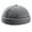 Gray, variant on Brimless Docker Cap Washed Style Boy Girls Student Skullcap Hats Men Cotton Beanie Docker Brimless Hat Rolled Cuff Harbour Hats