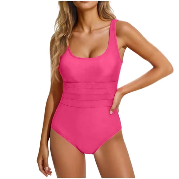 Yievot One Piece Swim Suits for Women Slimming Modest Swimsuit Tummy Control Sporty Bathing Suit