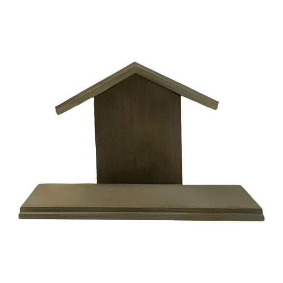 balikha Wooden Manger Scene Nativity Scene Figurine, Artwork, Party Supplies, The Birth of Jesus Christmas Decor for Study Room Shelf