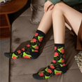 thumbnail image 6 of JUNZAN Cartoon Snail Mens Funny Socks for Men Women Colorful Fun Novelty Crew Patterned Socks, 6 of 6
