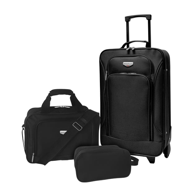 Traveler's Club Softside CarryOn Value Luggage Set