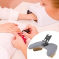 thumbnail image 4 of TISHITA Repose-Bras pour Ongles Tech avec Support de Téléphone Accoudoir Robuste pour Manucure Maison Gris, 4 of 7
