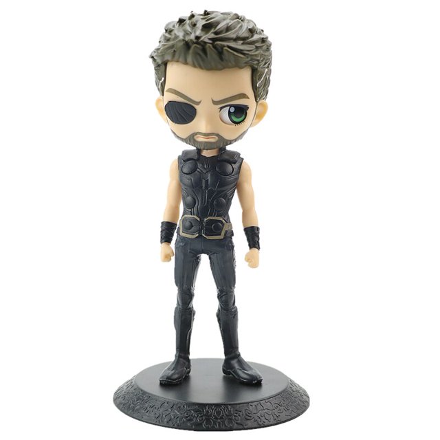 Avengers Anime Doll Superhéroe Iron Man Spiderman Thor Rocky PVC Doll Colección Modelo Juguete 15 Cm xuanjing unisex