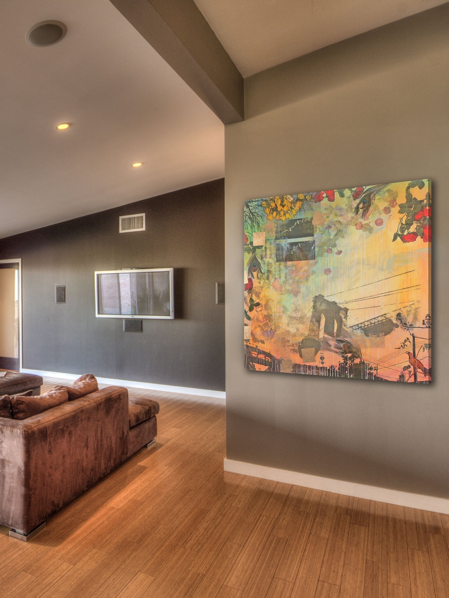 Marmont Hill "Orphean Aria" by Tracy Silva Barbosa Painting Print on Canvas