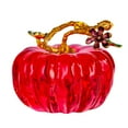 thumbnail image 2 of Hand Blown Glass Pumpkin Figurine Unique Collectible Ornament Novelty Funny Toy for Home, 2 of 4