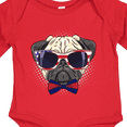 thumbnail image 4 of Inktastic Pug Dog July 4th Patriotic Sunglasses Boys or Girls Long Sleeve Baby Bodysuit, 4 of 5