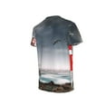 thumbnail image 5 of Fuzoiu 3d Lighthouse in the Surf Print Boys' Casual T-Shirt,Crewneck Undershirts,Boys Athletic Shirt,Short Sleeve T-Shirts for Outdoor Play, 5 of 7