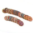 thumbnail image 2 of Wooden Buttons, Buttons Round Clothes Buttons Decorative Buttons For Crafts, Vintage Buttons, Buttons With 2 Holes 25mm For DIY Sewing For Craft Decorative, 2 of 8