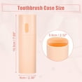 thumbnail image 5 of Unique Bargains Toothbrush Travel Case PP Lightweight Toothbrush Travel Case Traveling for Travel Pink 7.68"x2.36", 5 of 7