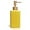 Yellow, variant on Gold Soap Dispenser, Ceramic Lotion Pump Bottle with Refined and Vintage Emboss, Home Decoration for Bathroom or Kitchen (White)