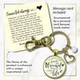 thumbnail image 2 of Best Gutsy Goodness Bronze Keychain Luckiest Has the Same Seasons of Life Quote Keepsake Jewelry, 2 of 8