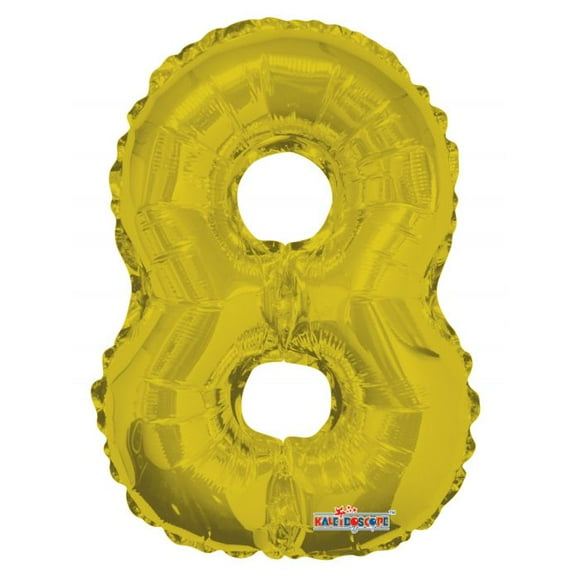 14" Foil Gold Number - 8