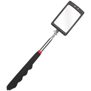 STOBOK Telescopic Mirror Tool for Vehicle Inspection Black Lens 1Pack