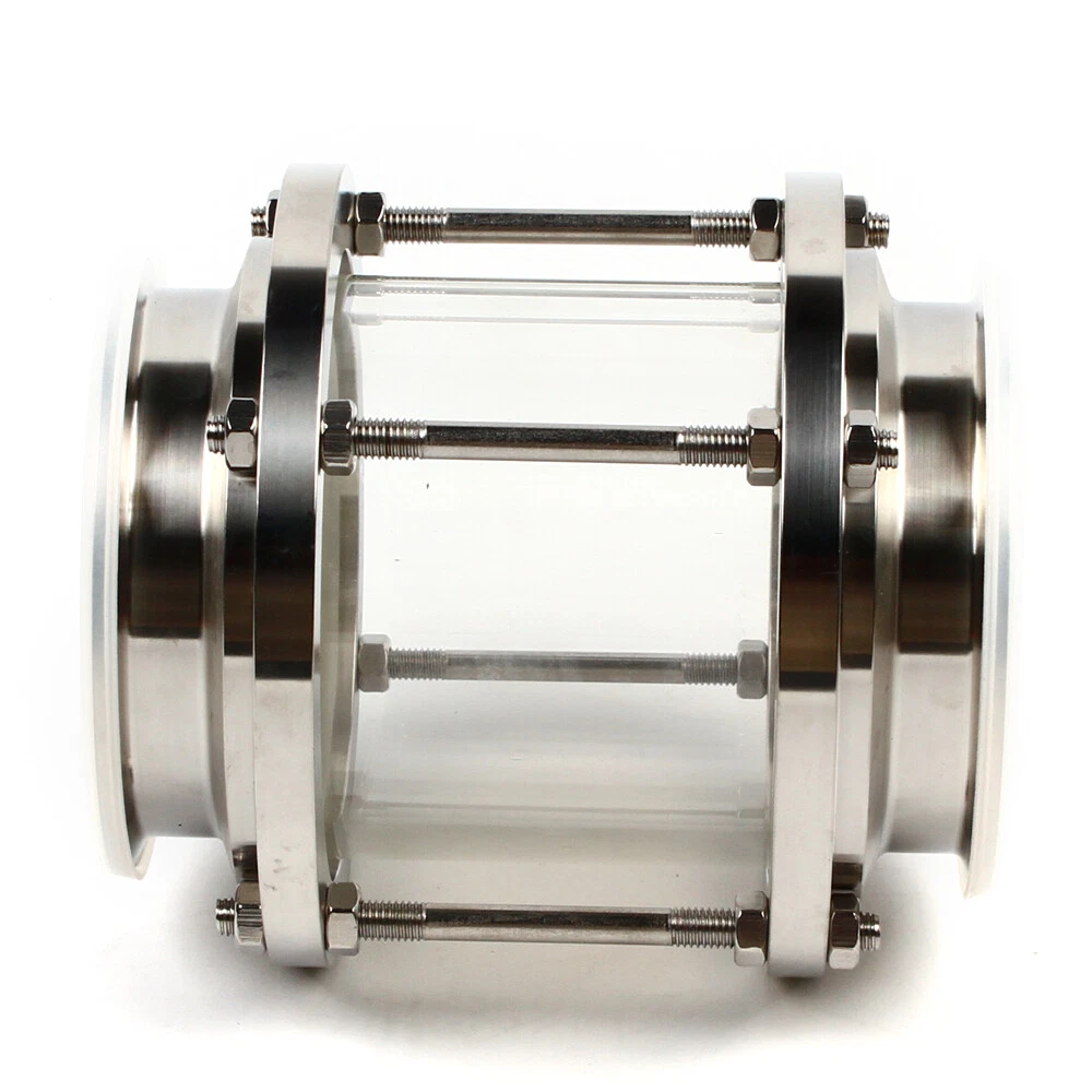 Sight Glass, Straight Sight Glass, Stainless Steel Quick-Mount Sight Glass