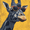 Giraffe, variant on Jesus Walking With Horse Religious Canvas Serene Landscape Home Bedroom Spiritual Wall Decor Art
