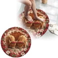 thumbnail image 2 of zhangmingg Valentine's Day Heart Shaped Soft Area Rug Featuring Adorable Cow Design for Cozy Bedroom, 2 of 8