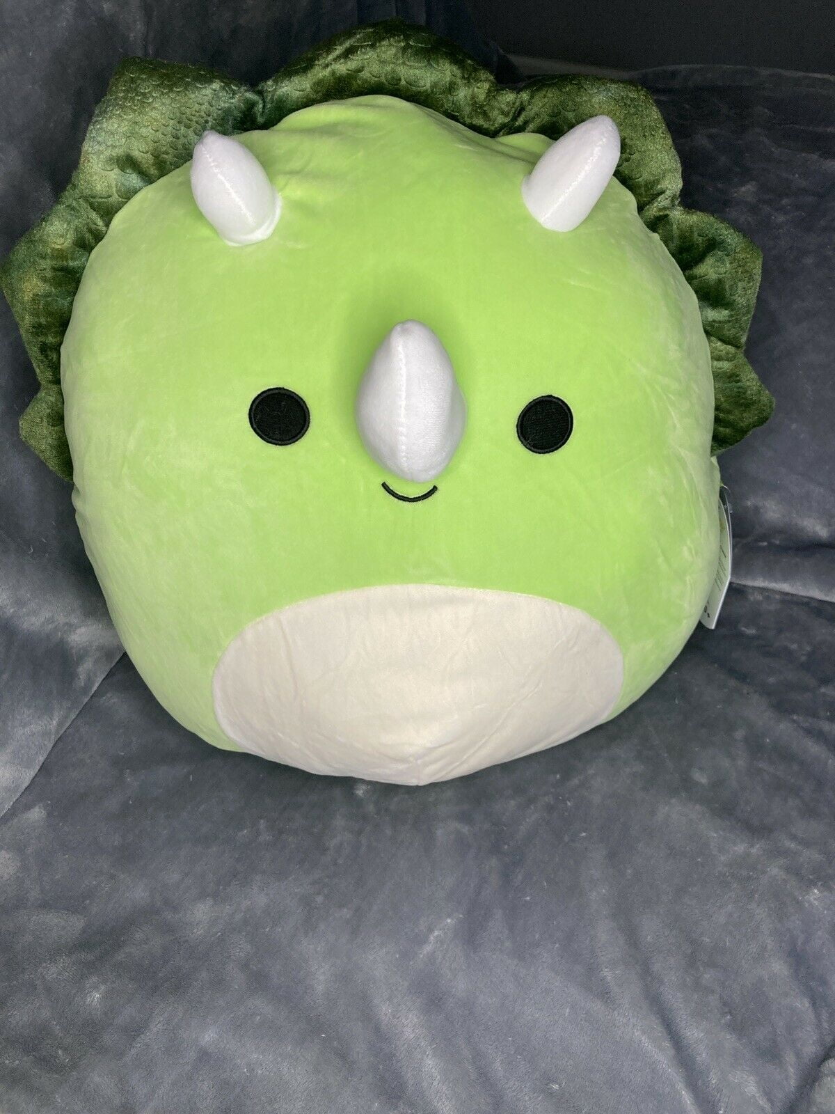 Squishmallow Tristan Triceratops Dinosaur KellyToy 16" Inch Large NWT 