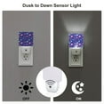 thumbnail image 3 of Balery Space Pattern LED Night Light with Automatic Sensor Plug in Night Light with Dusk-to-Dawn Light Sensor LED Nightlight 0.5W-UK, 3 of 7