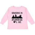 thumbnail image 3 of Inktastic Atlanta Georgia Someone Loves Me Skyline Boys or Girls Long Sleeve Toddler T-Shirt, 3 of 5