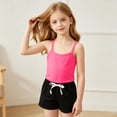 thumbnail image 5 of Atogsazn Toddler Baby Girls Summer Cotton Set Kids Casual Sleeveless Tank Tops & Shorts Outfit Trendy Hot Pink 2-3 Years Fashion, 5 of 8