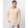 thumbnail image 2 of 3 Pack Men's Cotton Long Sleeve Pocket T Shirts Crew Neck Athletic Workout, 2 of 6