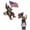 1 inch, variant on Patriot Bigfoot Trailer Hitch, American Flag Sasquatch Tow Receiver Plug, Bigfoot with Flag Trailer Hitch Cover, Heavy Duty Patriotic Truck Accessory for Truck Owners Outdoor
