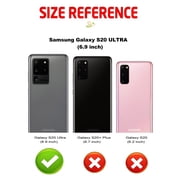 Samsung Galaxy S20 ULTRA (6.9) Tempered Glass Screen Protector [Full Adhesive with Curved Coverage] [Fingerprint Cutout] 3D, 9H Glass Screen Protector Tempered Glass For Samsung Galaxy S20 Ultra 5G