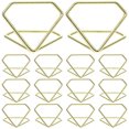 thumbnail image 1 of 20pcs Steel Wire Place Card Holders Table Number Holders Diamond Shape Table Card Holder Table Picture Stands, 1 of 8
