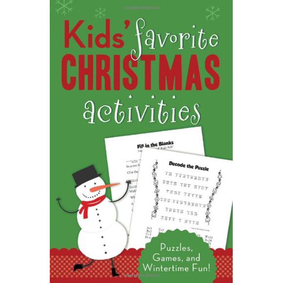 Kids' Favorite Christmas Activities: Puzzles, Games, and Wintertime Fun!