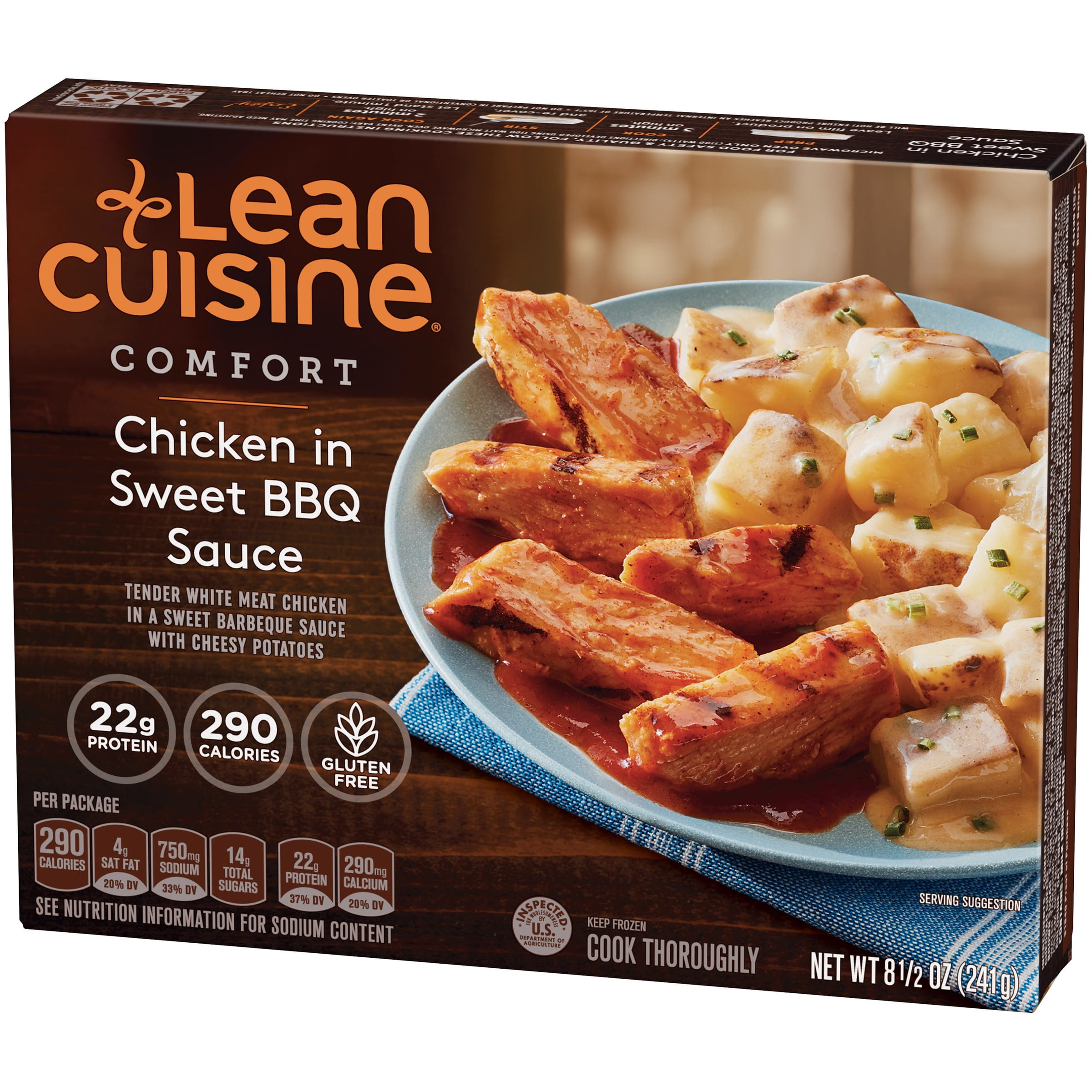 Lean Cuisine Comfort En In Sweet Bbq Sauce 8 5 Oz Box